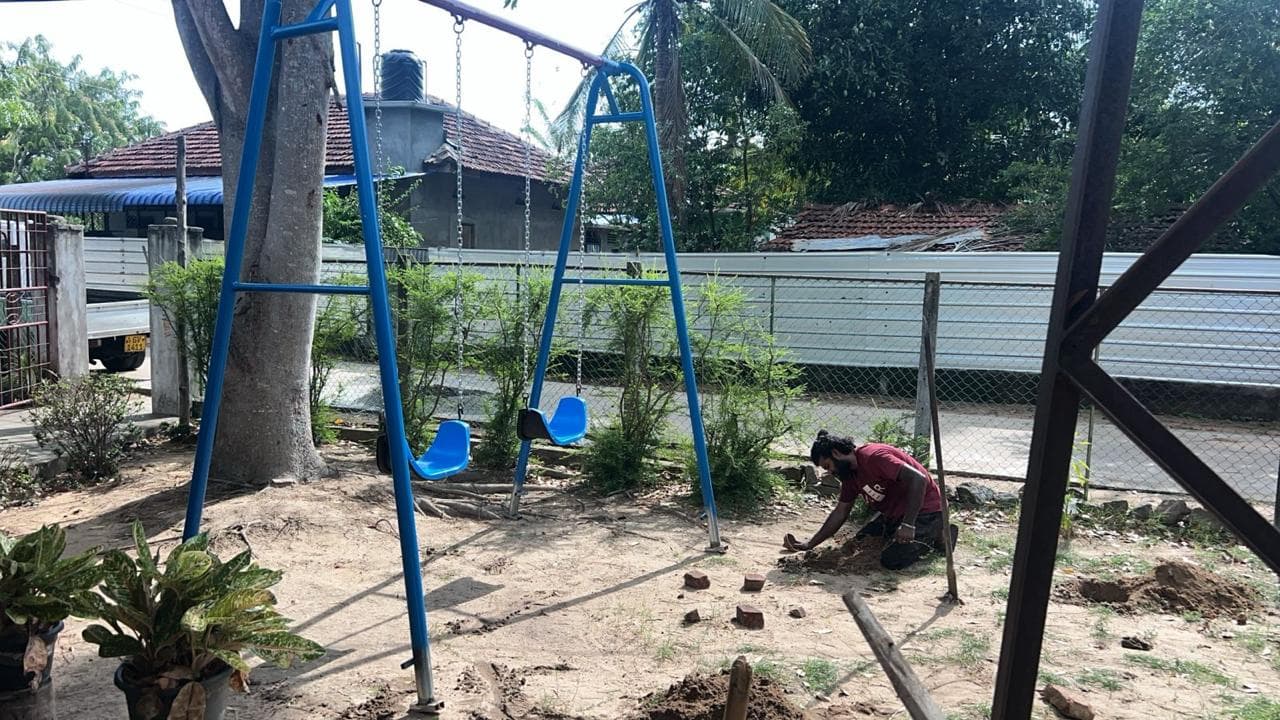 On-site installation work by St Marys Enterprises team