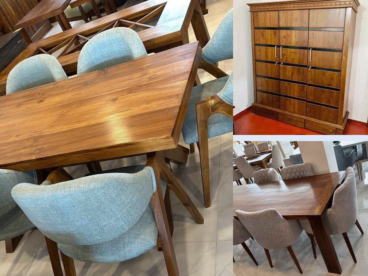 Furniture manufacturing range from St Marys Enterprises including dining furniture and wardrobes